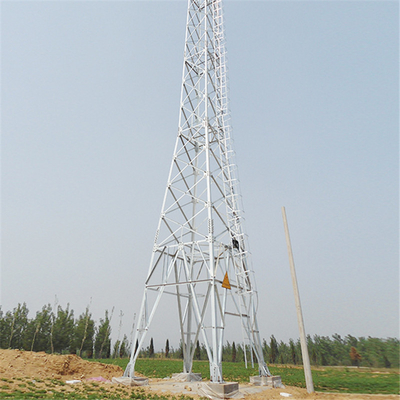 Pylon πύργος μετάδοσης δικτυωτού πλέγματος χάλυβα θυμού 110KV 132KV