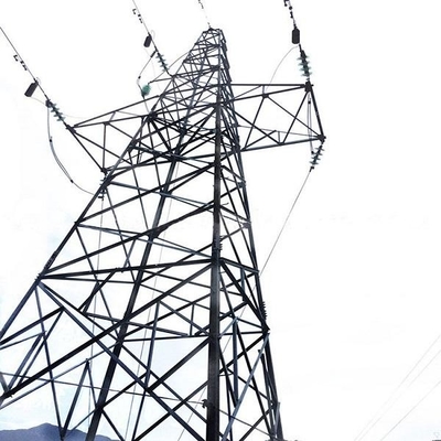 10KV στο γαλβανισμένο πύργο δικτυωτού πλέγματος μετάδοσης δύναμης 750KV