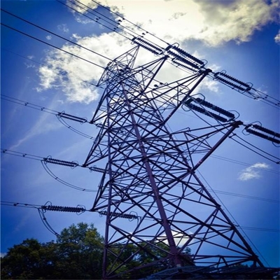 Pylon πύργος μετάδοσης δικτυωτού πλέγματος ηλεκτρικής δύναμης Q245 Q355