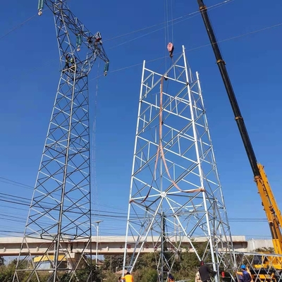 115KV γαλβανισμένος πύργος χάλυβα τηλεπικοινωνιών καυτής εμβύθισης