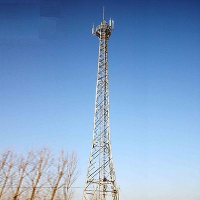 3 με πόδια 60m γαλβανισμένος γωνίας πύργος τηλεπικοινωνιών χάλυβα αυτοφερόμενος