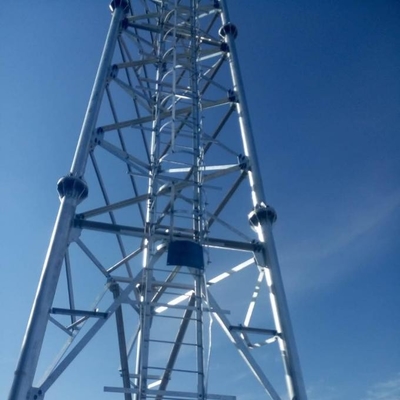 Χάλυβας 3 Q345 Q235 με πόδια αυτοφερόμενος σωληνοειδής πύργος κεραιών 4
