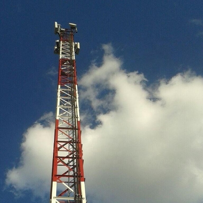 4 γωνιακός 90meters πύργος χάλυβα τηλεπικοινωνιών ποδιών που γαλβανίζεται