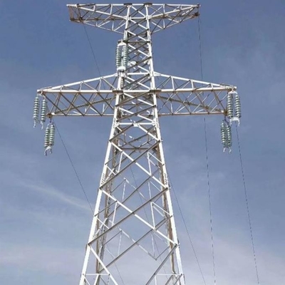 Q355B γαλβανισμένη πύργος ηλεκτρική δύναμη γραμμών μετάδοσης χάλυβα